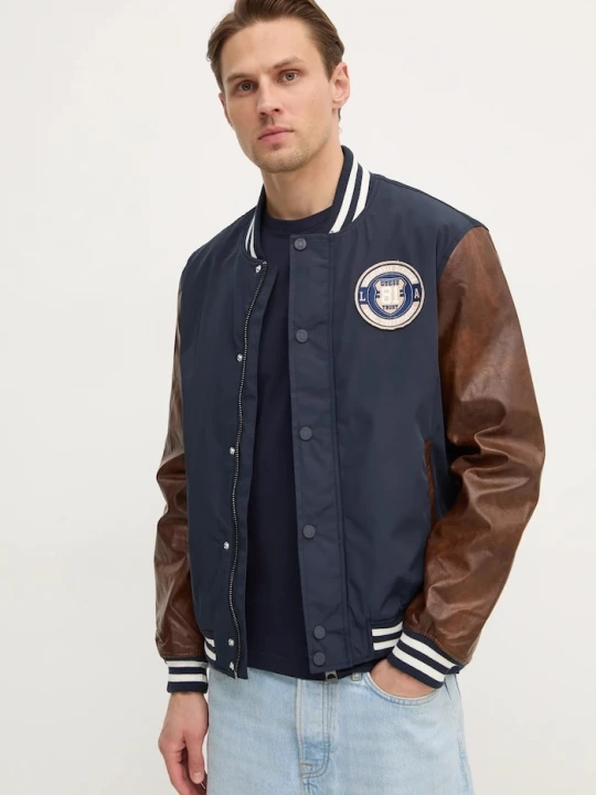 Obrázek produktu Guess Bomber bunda VARSITY námořnická modř