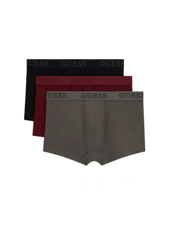 Obrázek produktu GUESS Boxerky barvy bláta / bordó / černá