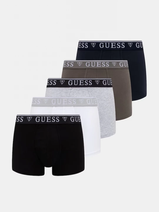 Obrázek produktu Guess boxerky pánské bavlněné s elastanem 5-pack černá