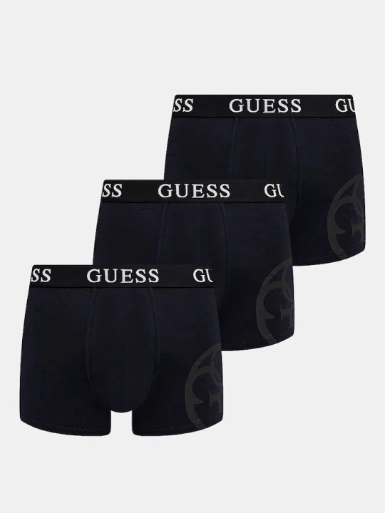 Obrázek produktu Guess boxerky pánské bavlněné s elastanem PLACED 3-pack námořnická modř