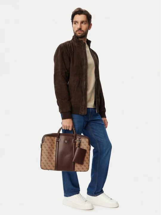 Obrázek produktu Guess Brašna na notebook HMMILL P6269 Světle hnědá