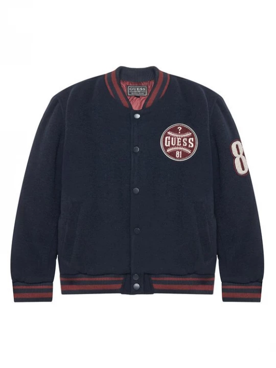 Obrázek produktu Guess Bunda bomber L5YL06 WHE70 Tmavomodrá Regular Fit