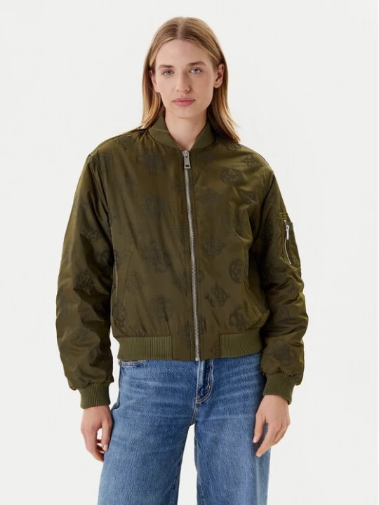 Obrázek produktu Guess Bunda bomber W5YL08 WHDK2 Khaki Regular Fit