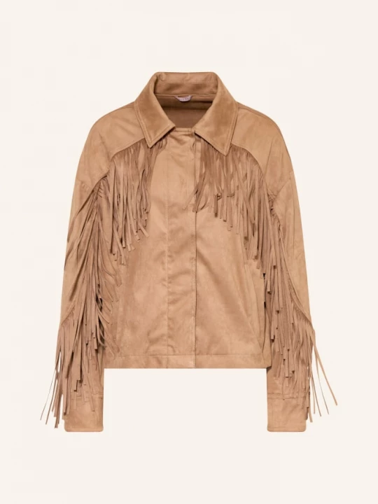 Obrázek produktu Guess Bunda Ibby V Imitaci Kůže velbloudí