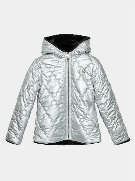 Obrázek produktu Guess Bunda pro přechodné období J3BL05 WEYO0 Stříbrná Regular Fit