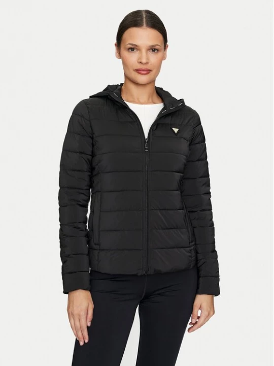 Obrázek produktu Guess Bunda pro přechodné období Solid Heavy Diann V4YL04 WF3X0 Černá Regular Fit