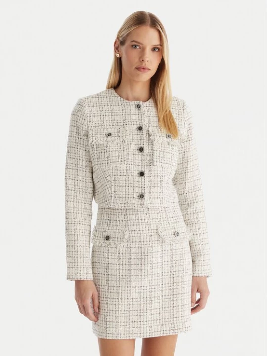 Obrázek produktu Guess Bunda pro přechodné období W5YN44 WHDB2 Bílá Regular Fit