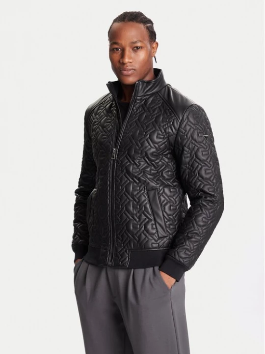 Obrázek produktu Guess Bunda z imitace kůže M5BL2E W1050 Černá Regular Fit