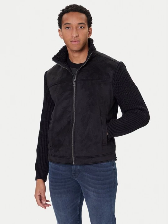 Obrázek produktu Guess Bunda z imitace kůže M5BR79 Z5570 Černá Regular Fit