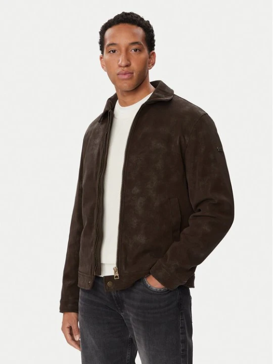 Obrázek produktu Guess Bunda z imitace kůže M6BL28 W4140 Tmavě hnědá Regular Fit