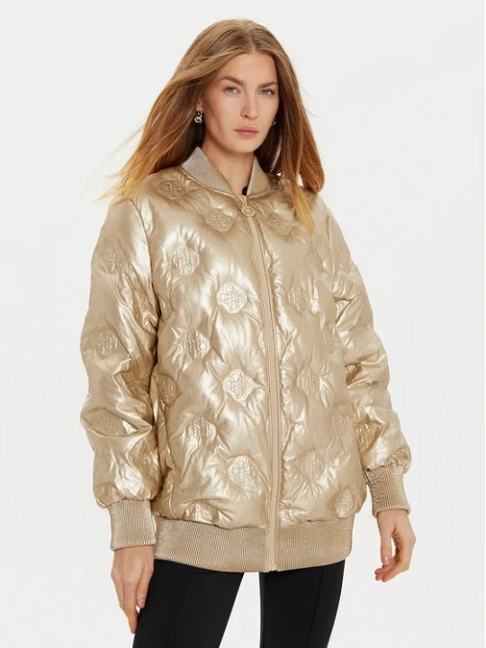 Obrázek produktu Guess Bunda z imitace kůže Marianne W4BL60 WGB20 Zlatá Regular Fit