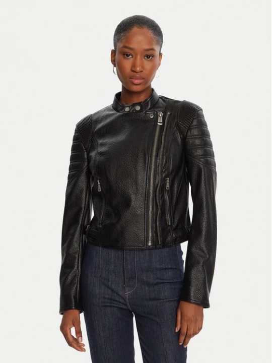 Obrázek produktu Guess Bunda z imitace kůže W5YL19 WHDS0 Černá Regular Fit