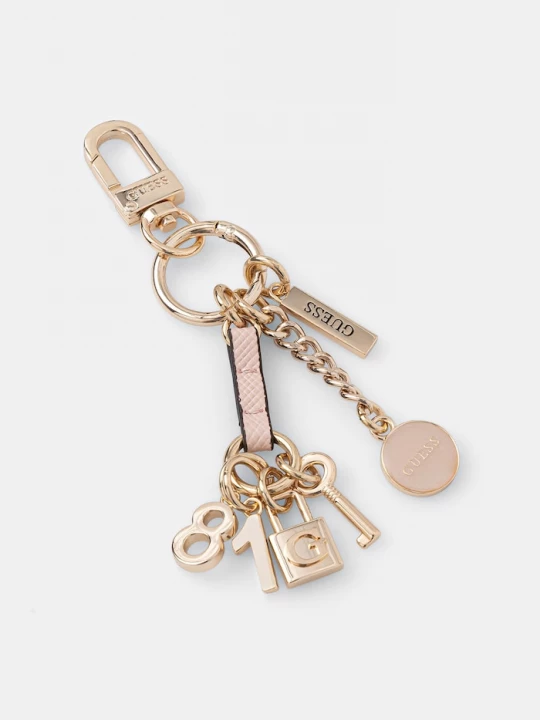 Obrázek produktu Guess dámská kovová klíčenka GILDA zlatá