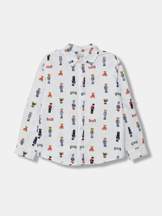 Obrázek produktu Guess Dětská bavlněná košile Guess
