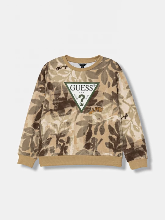 Obrázek produktu Guess Dětská bavlněná mikina béžová