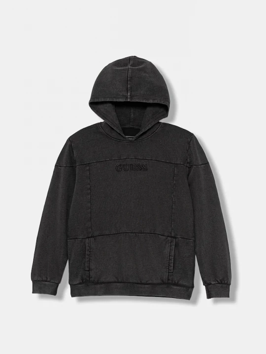 Obrázek produktu Guess Dětská bavlněná mikina Guess černá