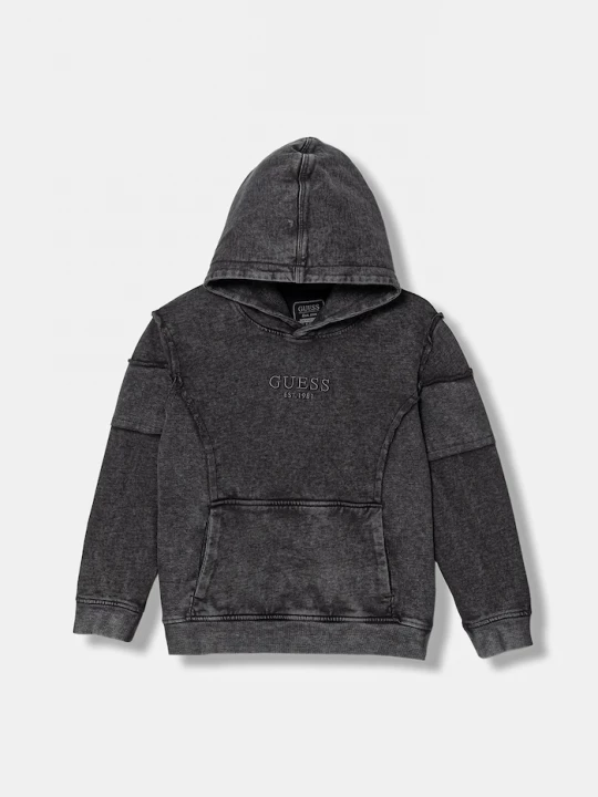 Obrázek produktu Guess Dětská bavlněná mikina černá