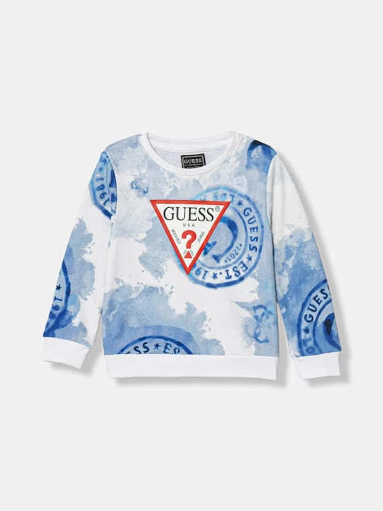 Obrázek produktu Guess Dětská bavlněná mikina Guess modrá
