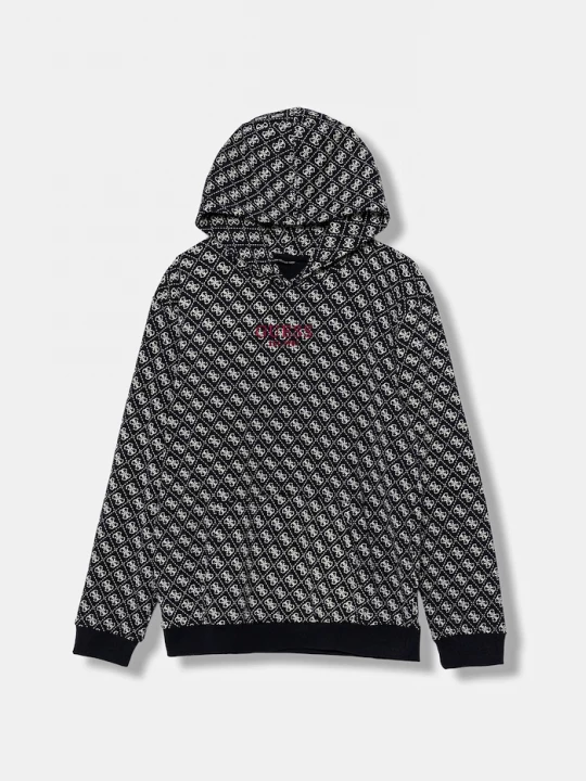 Obrázek produktu Guess Dětská bavlněná mikina Guess námořnická modř