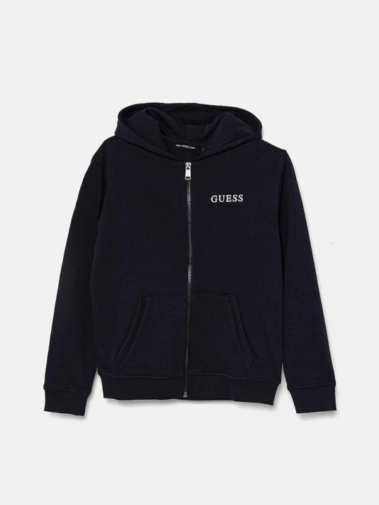 Obrázek produktu Guess Dětská bavlněná mikina námořnická modř