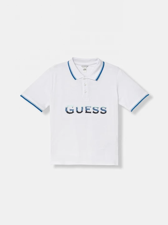 Obrázek produktu Guess Dětská bavlněná polokošile Guess