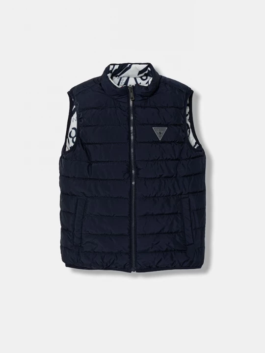 Obrázek produktu Guess Dětská oboustranná vesta Guess námořnická modř