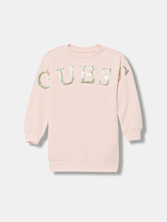 Obrázek produktu Guess Dětské bavlněné šaty Guess růžová