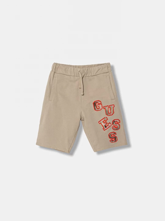 Obrázek produktu Guess Dětské bavlněné šortky Guess béžová