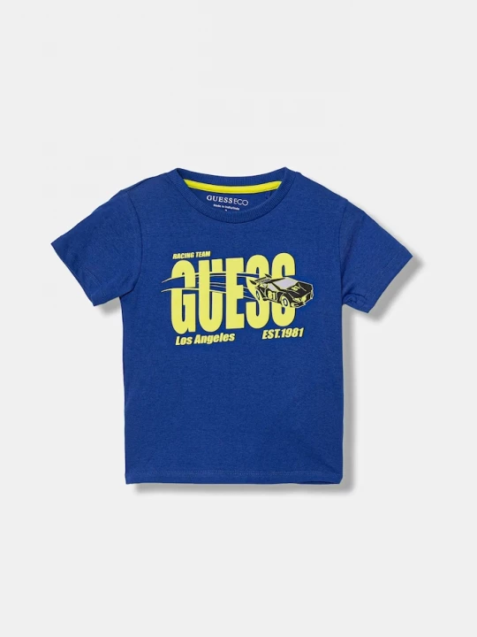 Obrázek produktu Guess Dětské bavlněné tričko Guess fialová