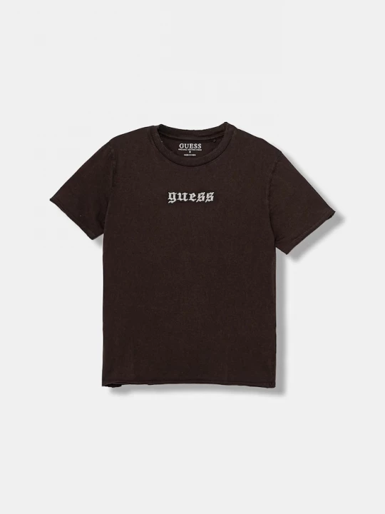 Obrázek produktu Guess Dětské bavlněné tričko Guess hnědá