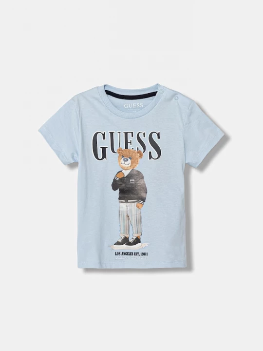 Obrázek produktu Guess Dětské bavlněné tričko Guess modrá