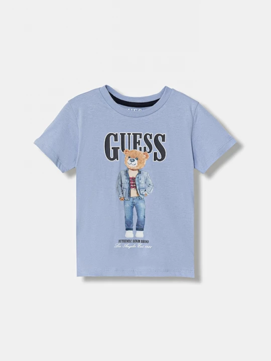 Obrázek produktu Guess Dětské bavlněné tričko Guess modrá
