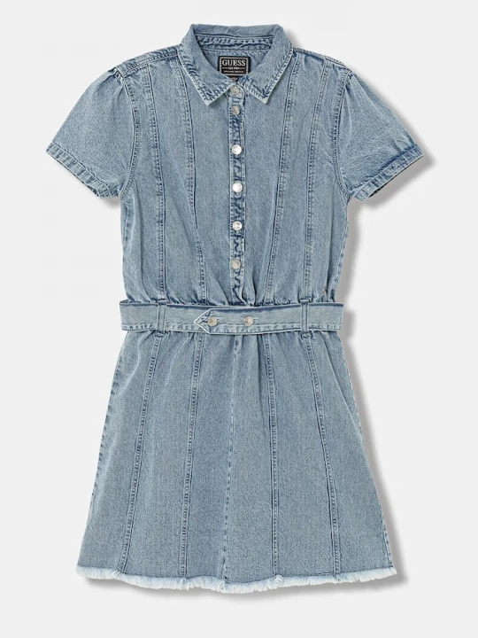 Obrázek produktu Guess Dětské riflové šaty Guess modrá