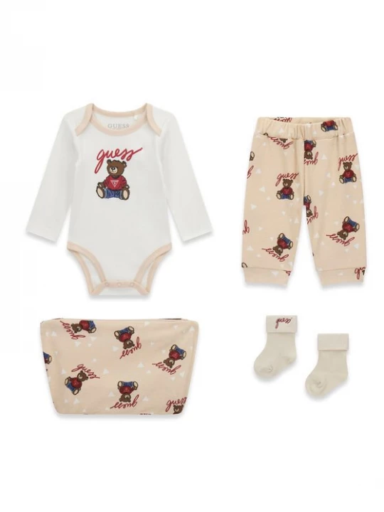 Obrázek produktu Guess Dětský komplet H6RW03 KA6W4 Béžová Regular Fit