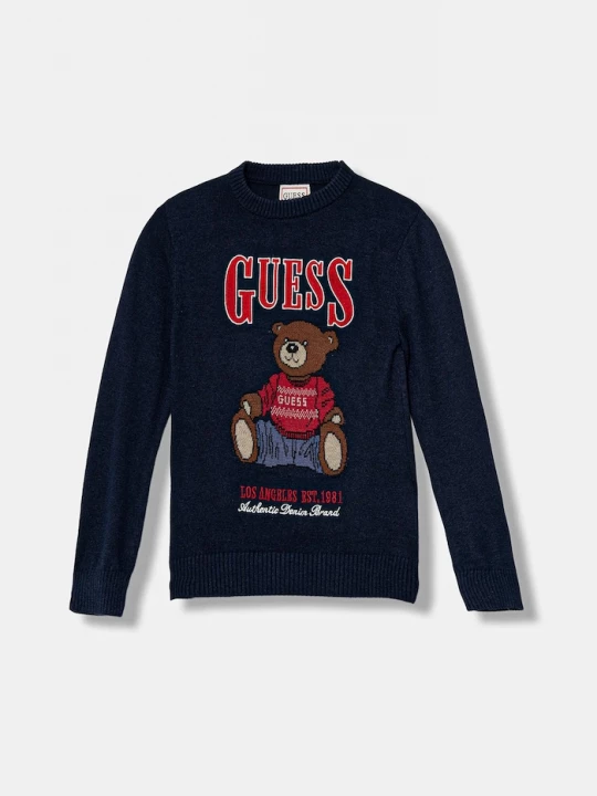 Obrázek produktu Guess Dětský svetr Guess námořnická modř