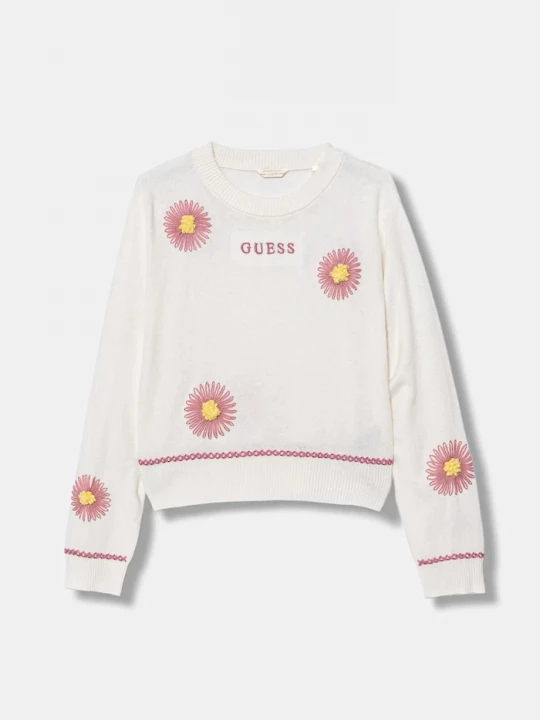 Obrázek produktu Guess Dětský svetr s příměsí vlny Guess béžová