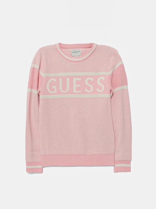 Obrázek produktu Guess Dětský svetr s příměsí vlny Guess růžová