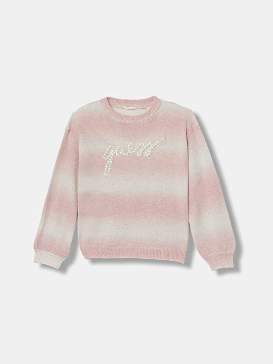 Obrázek produktu Guess Dětský svetr s příměsí vlny Guess růžová