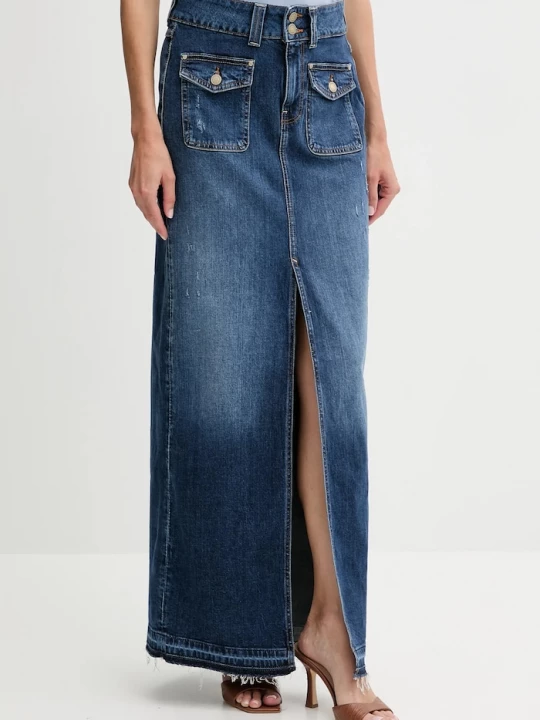 Obrázek produktu Guess Džínová sukně Guess SKYLA námořnická modř