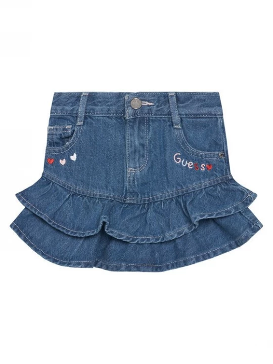 Obrázek produktu Guess Džínová sukně K6RD00 D45E0 Modrá Regular Fit