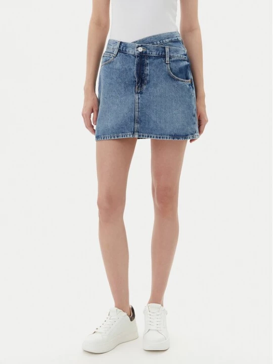 Obrázek produktu Guess Džínová sukně W5YD1C D5QKB Tmavomodrá Regular Fit