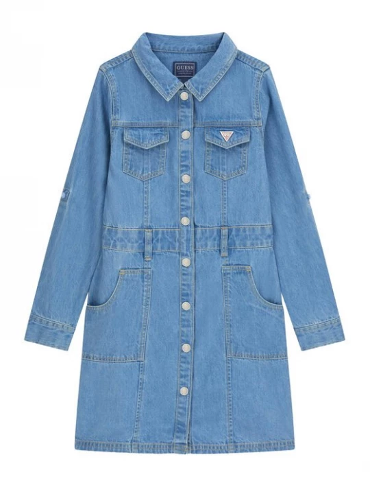 Obrázek produktu Guess Džínové šaty J6RK32 D4EU0 Modrá Regular Fit