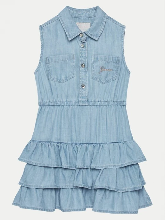 Obrázek produktu Guess Džínové šaty K5RK19 D3X30 Modrá Regular Fit