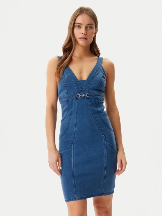Obrázek produktu Guess Džínové šaty W5GK75 D5LK0 Modrá Regular Fit