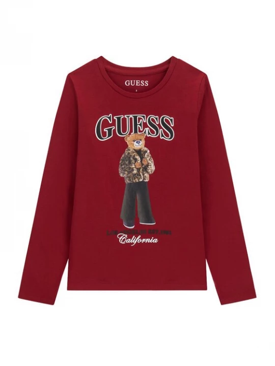 Obrázek produktu Guess Halenka J6BI12 K5793 Bordó Regular Fit