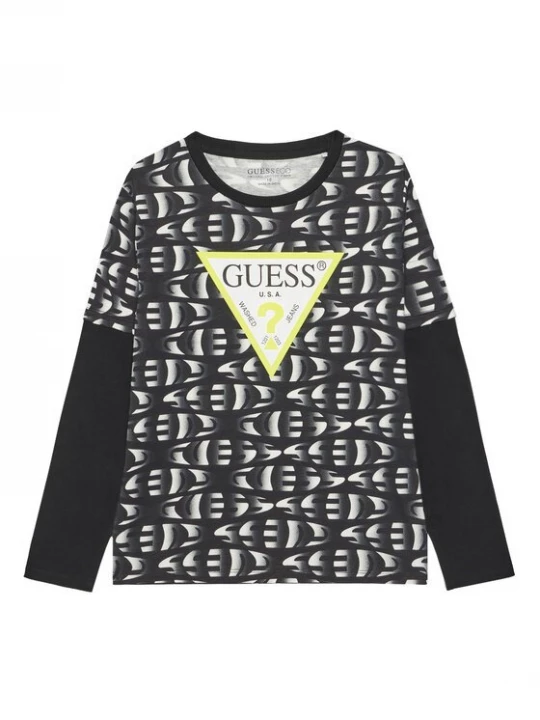 Obrázek produktu Guess Halenka L5YI04 K8HM4 Černá Regular Fit