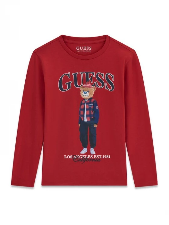 Obrázek produktu Guess Halenka L6BI11 K5732 Červená Regular Fit