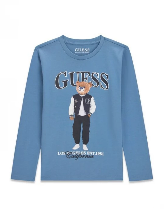 Obrázek produktu Guess Halenka L6BI11 K5732 Modrá Regular Fit
