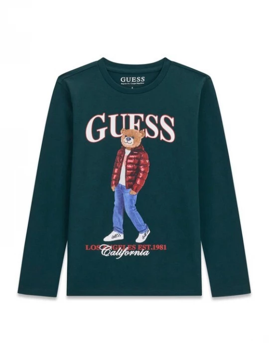 Obrázek produktu Guess Halenka L6BI11 K5732 Zelená Regular Fit