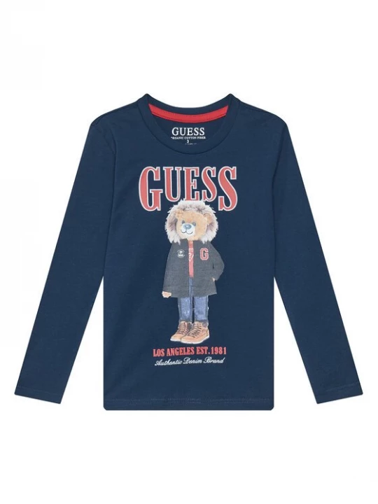 Obrázek produktu Guess Halenka N5BI04I3Z14 Tmavomodrá Regular Fit